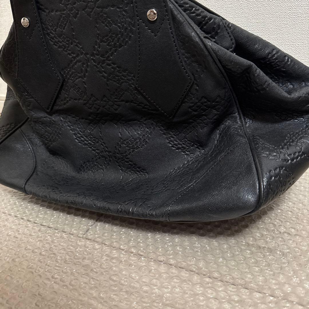 ヴィヴィアンウエストウッド　トートバッグ　レザー　ブラック