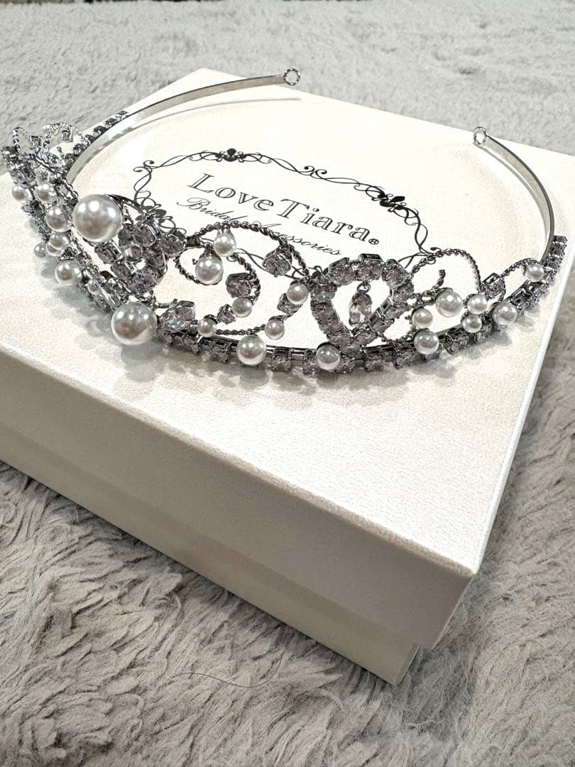 くう♡ラブティアラ♡ロマンスハートジルコニアティアラ