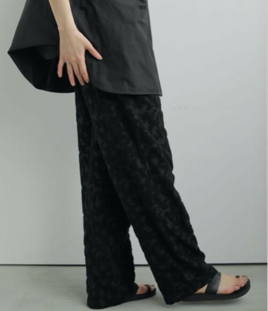パンツ anuke Jacquard Rough Pants