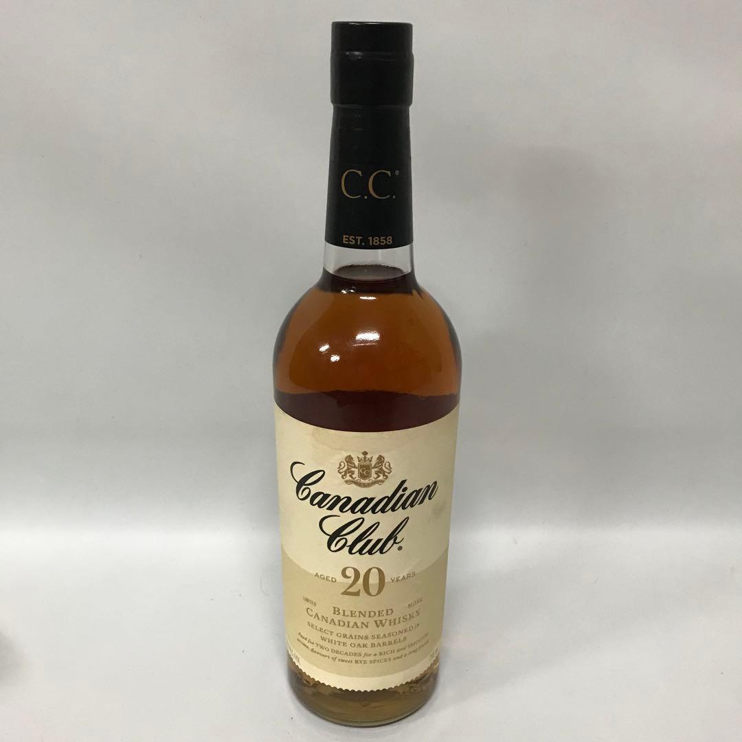◯ 未開栓　ウイスキー　カナディアンクラブ　20年　750ml 40% /M6