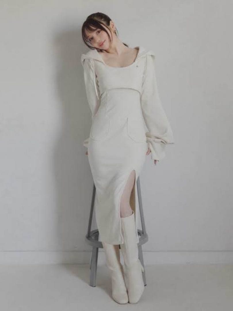 ワンピース ANDMARY Nora slit dress