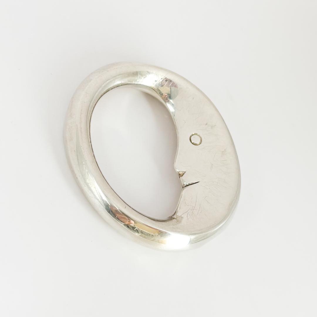 稀少 ティファニー ベビーラトル マン・イン・ザ・ムーン SV925 ガラガラ