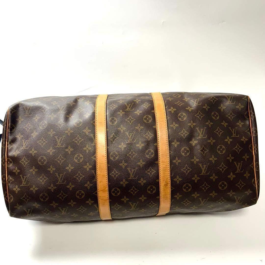 ルイヴィトン　モノグラム　キーポル55 ボストンバッグ　ブラウン