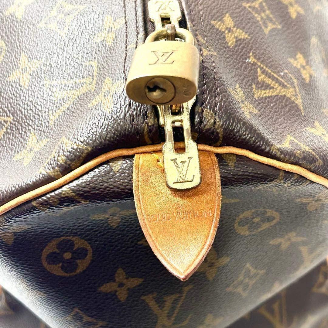 ルイヴィトン　モノグラム　キーポル55 ボストンバッグ　ブラウン