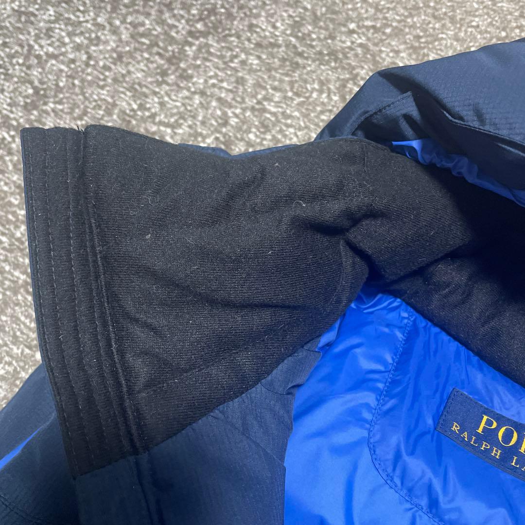 ★美品★XS POLO RALPH LAUREN ネイビーダウンベスト