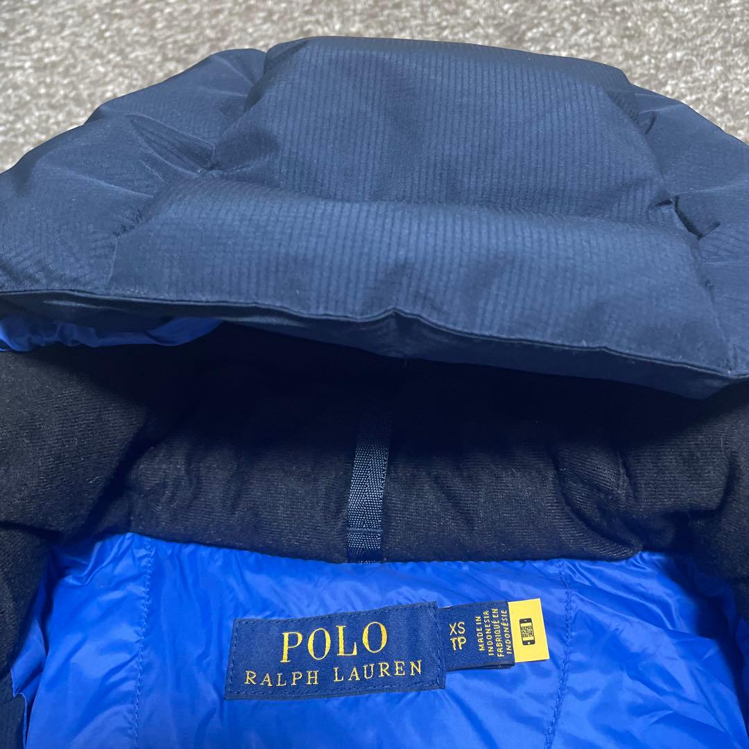 ★美品★XS POLO RALPH LAUREN ネイビーダウンベスト