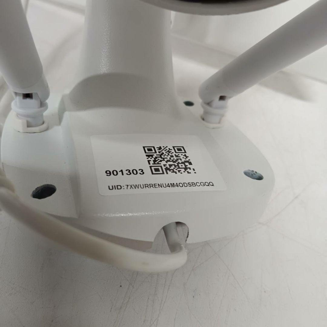 ZZ Payment ソーラー防犯カメラ ホワイト　1107-012