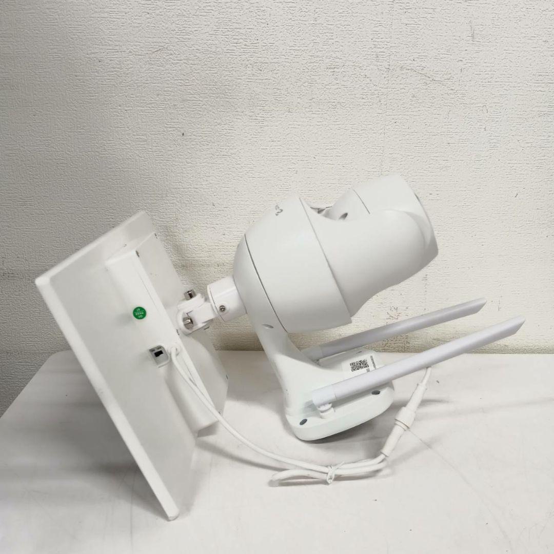 ZZ Payment ソーラー防犯カメラ ホワイト　1107-012