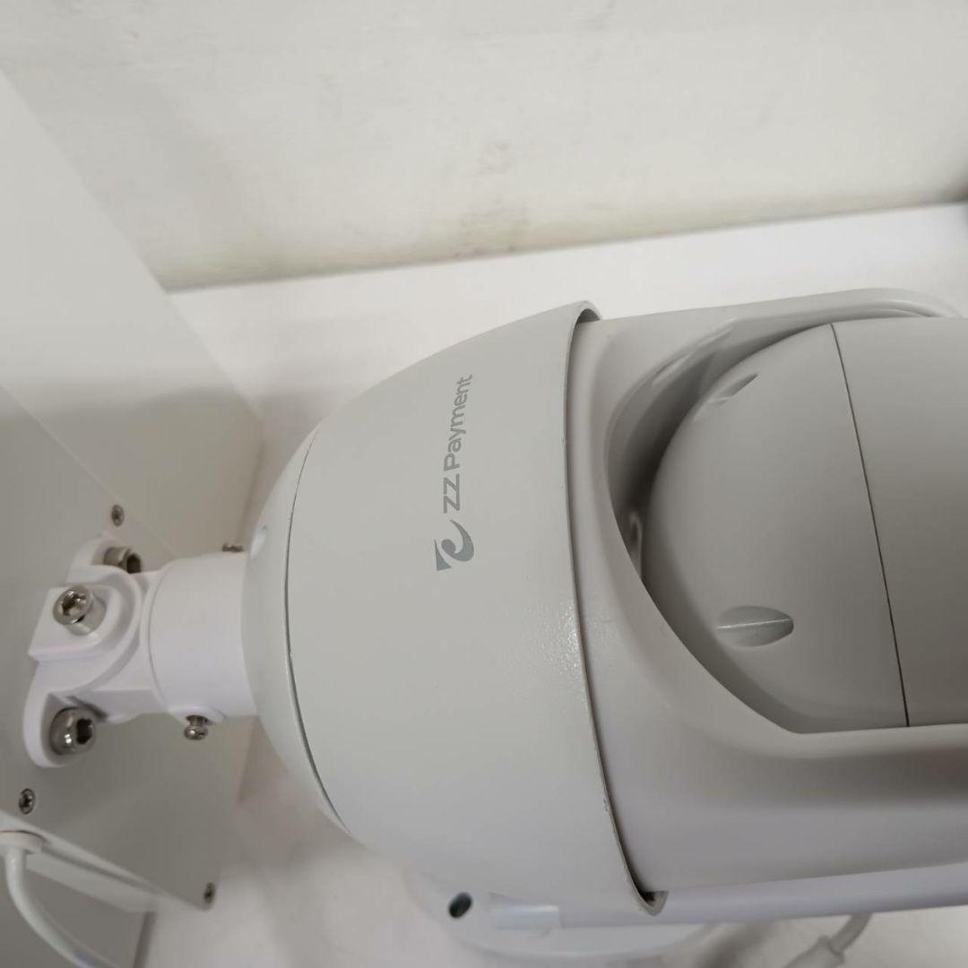 ZZ Payment ソーラー防犯カメラ ホワイト　1107-012