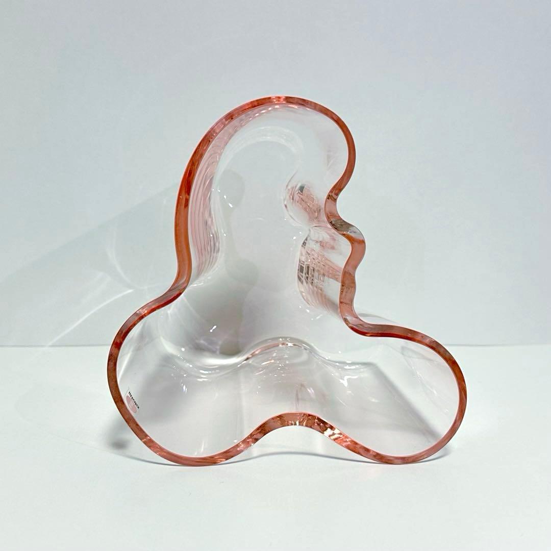 【美品】イッタラ アルヴァ アアルト ベース 120mm サーモンピンク 花瓶