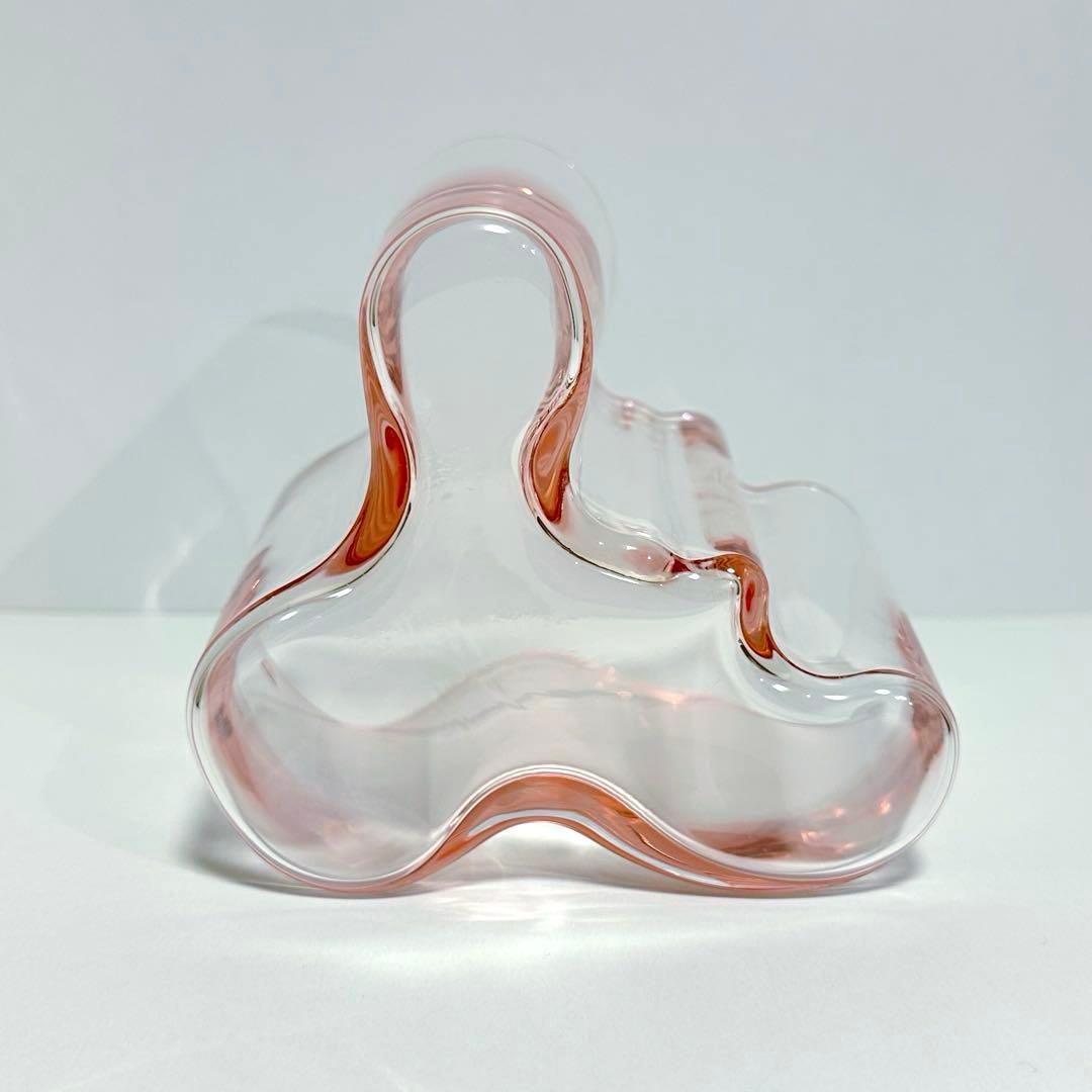 【美品】イッタラ アルヴァ アアルト ベース 120mm サーモンピンク 花瓶