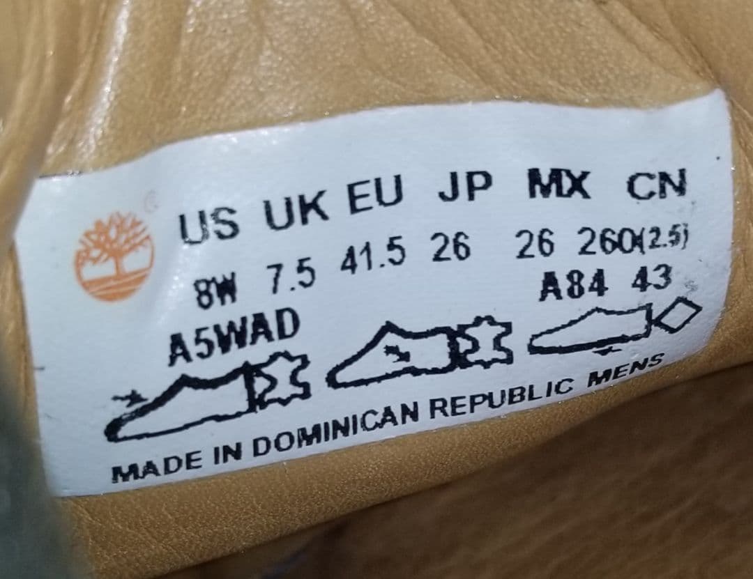 極美品　Timberland ティンバーランド 3eye スリーアイ 26.0