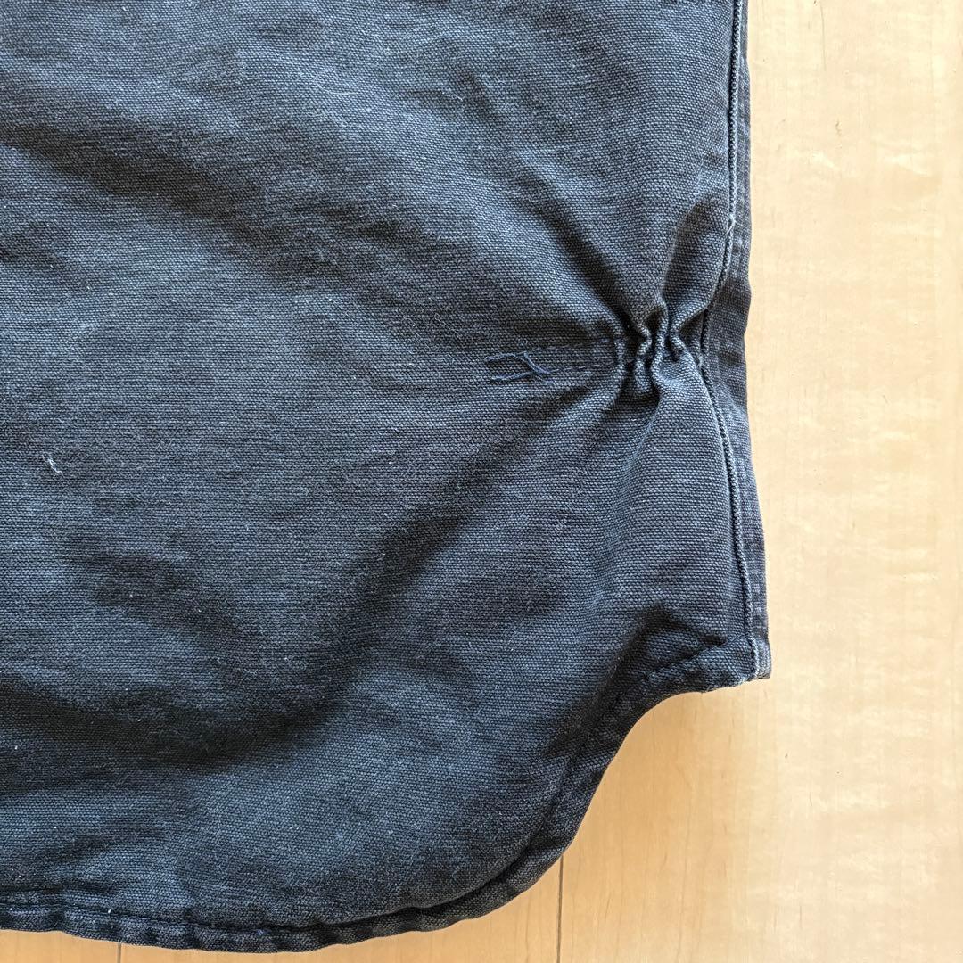 カーハート ダックベスト ブラック X-L tall USA製 01年製 腰ゴム