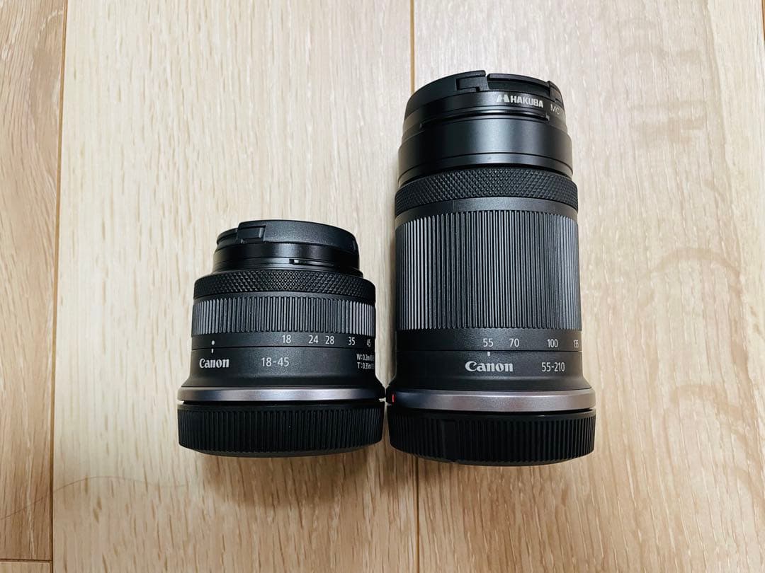 Canon キヤノンRF 18-45mm・55-210mm ズームレンズ