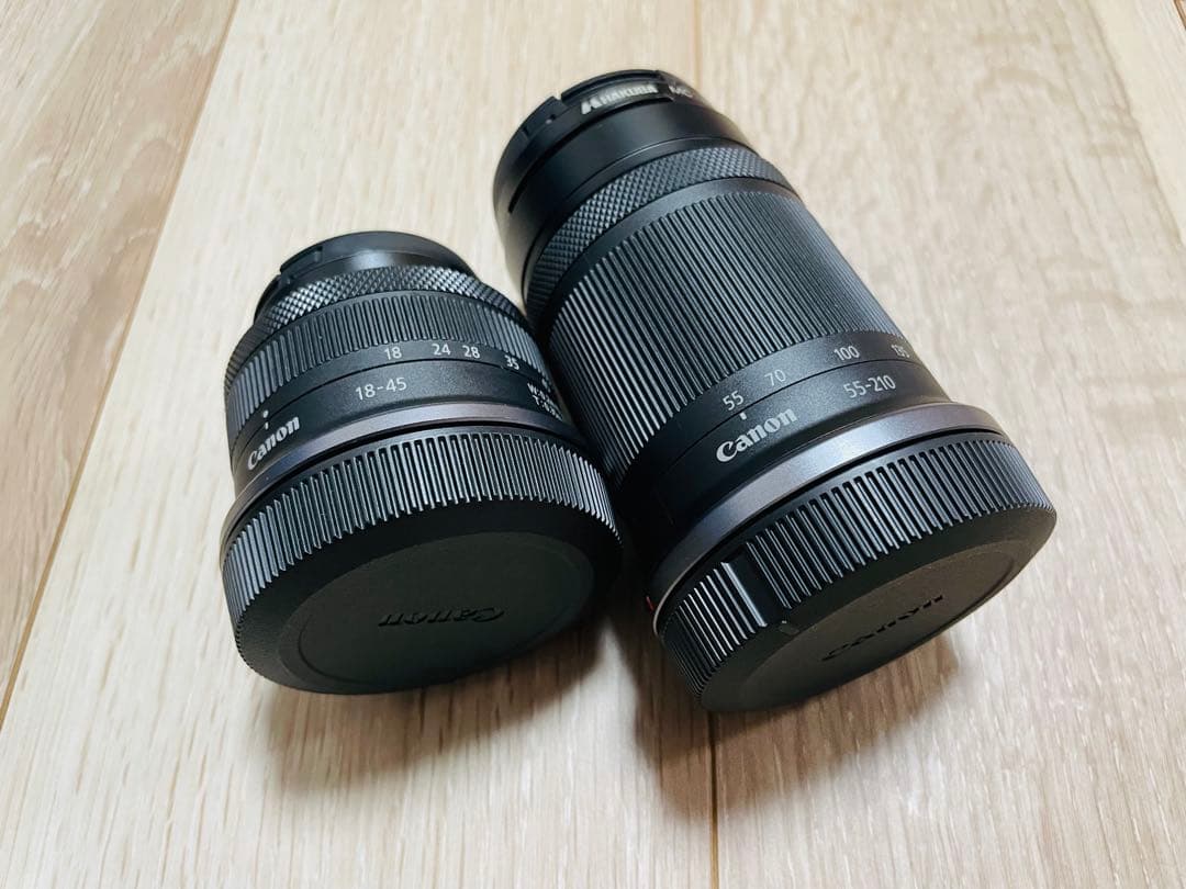 Canon キヤノンRF 18-45mm・55-210mm ズームレンズ