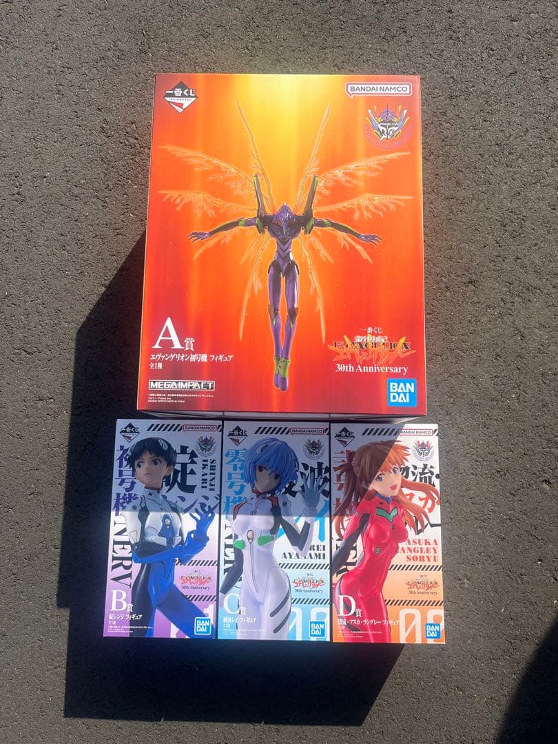 一番くじ 新世紀エヴァンゲリオン　A賞 B賞 C賞 D賞 フィギュア コンプ