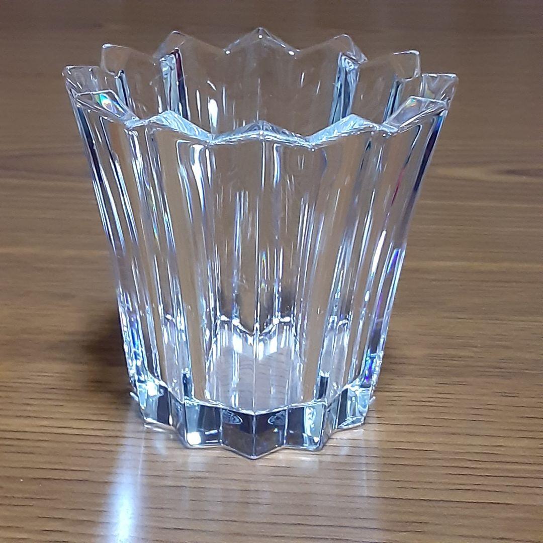完全未使用品　希少　バカラ　キャンドルホルダー　箱に難ありますが中身は新品です