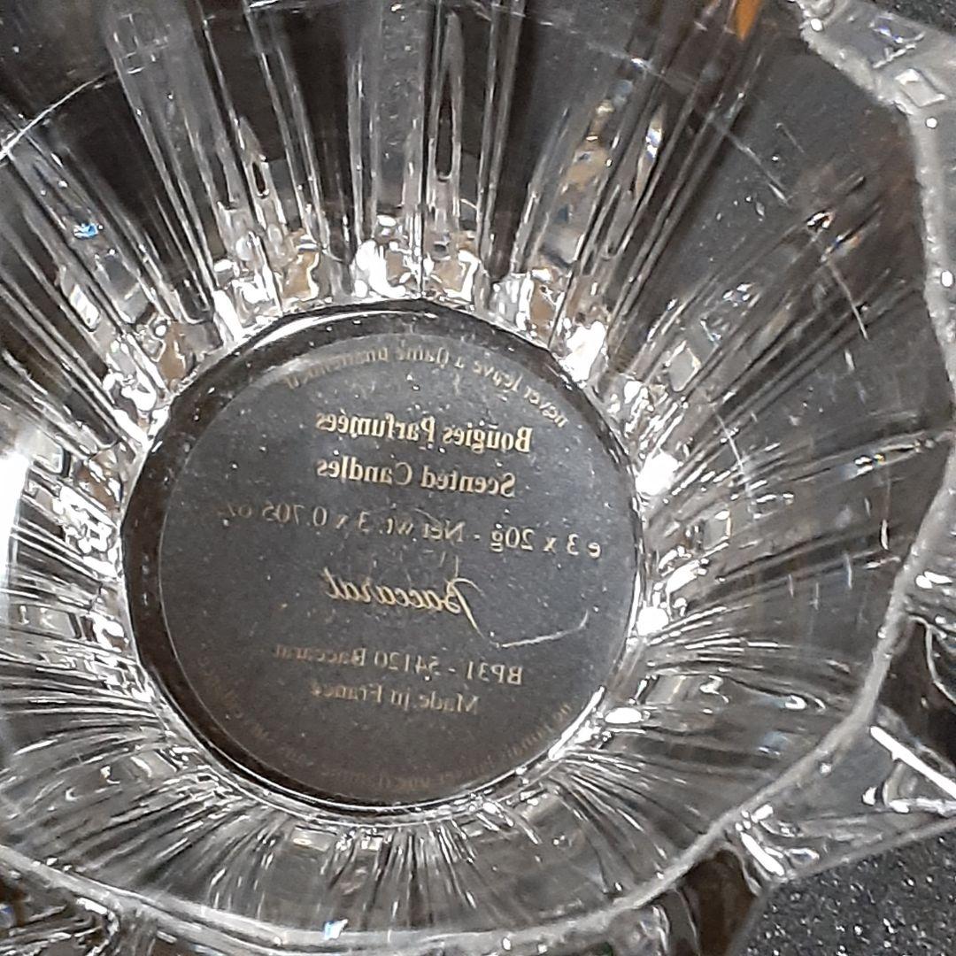 完全未使用品　希少　バカラ　キャンドルホルダー　箱に難ありますが中身は新品です