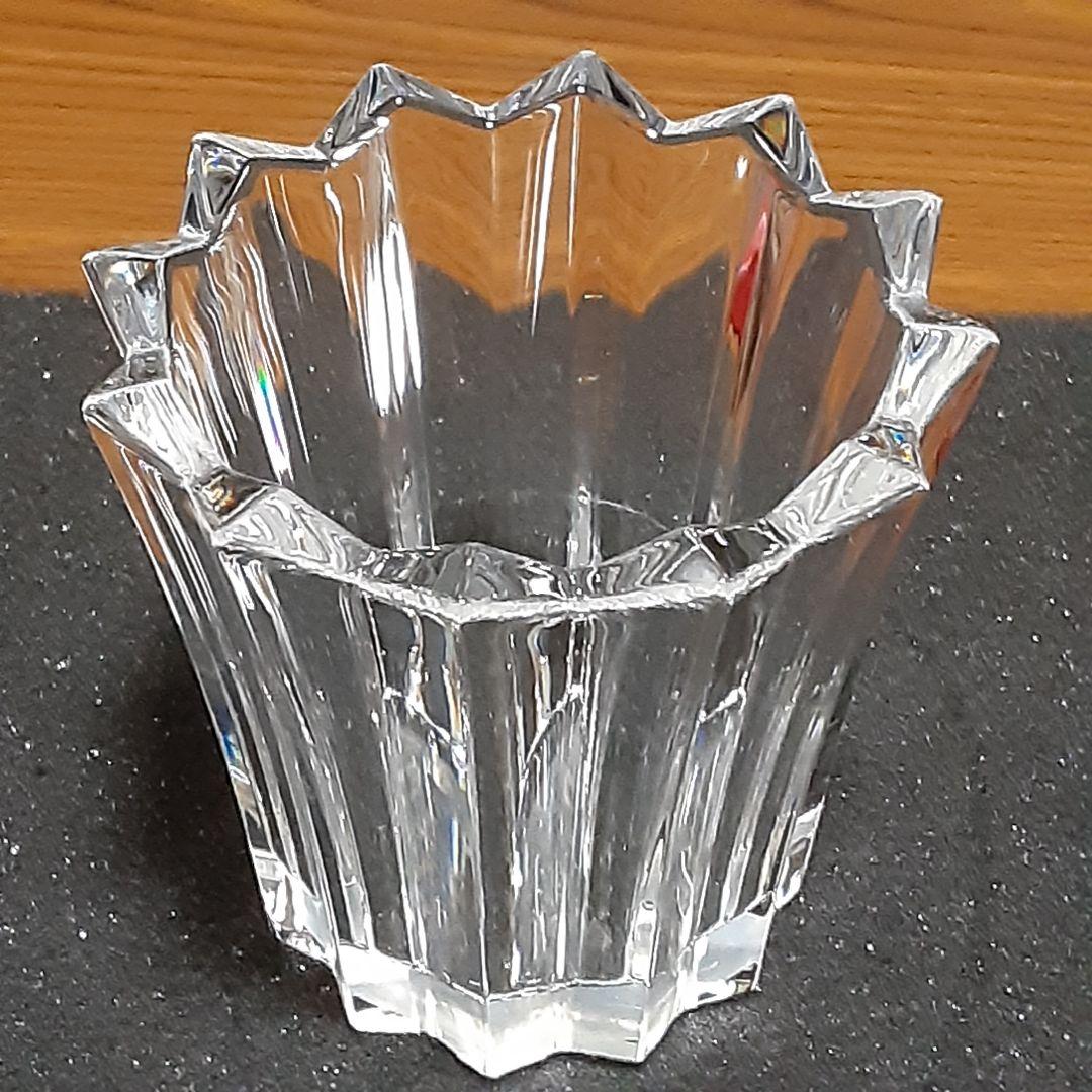 完全未使用品　希少　バカラ　キャンドルホルダー　箱に難ありますが中身は新品です