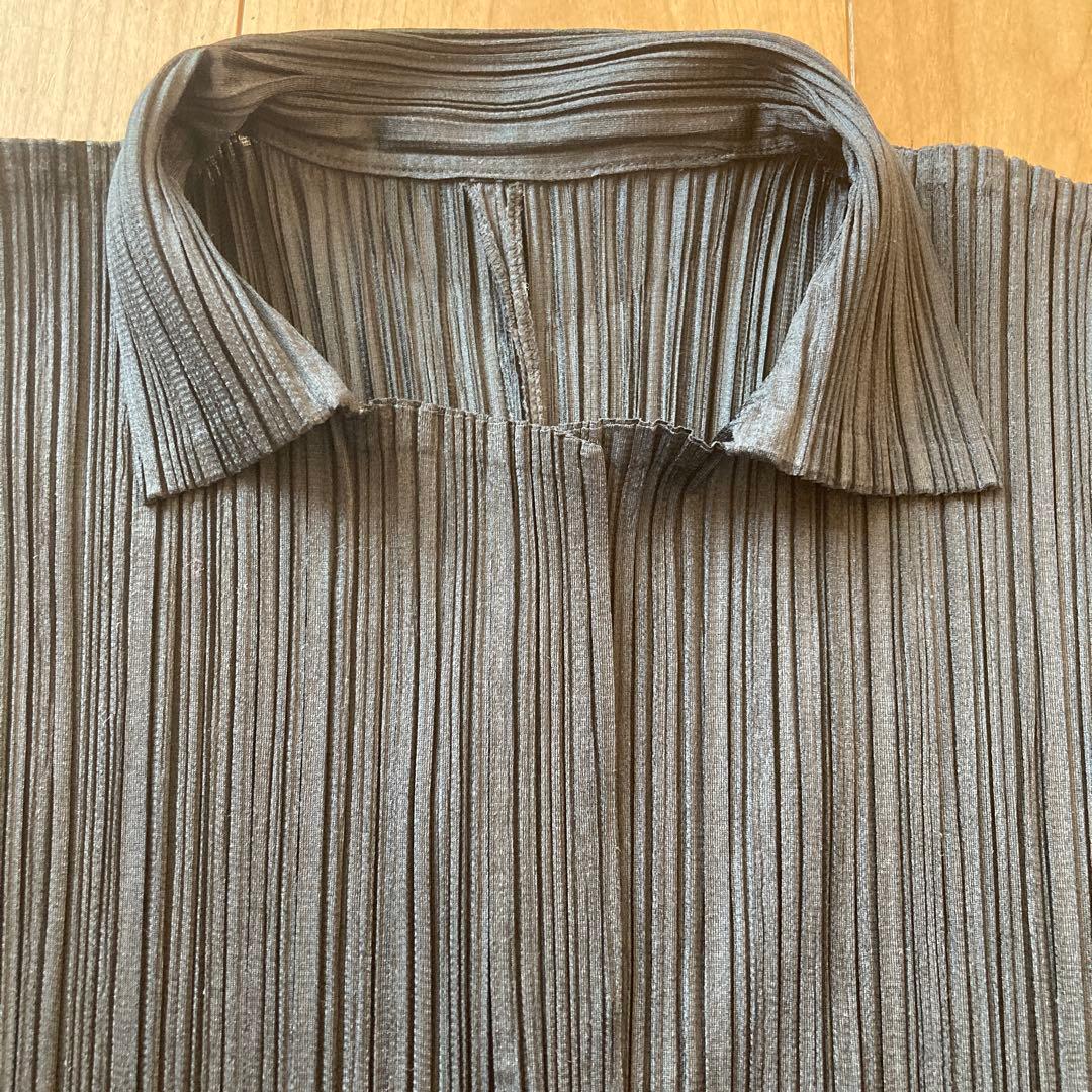 ISSEY MIYAKE プリーツデザイン シャツ