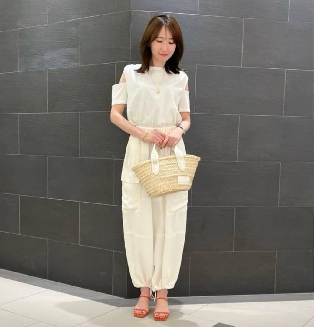 ＜ASTRAET＞ACE サテン カーゴ イージーパンツ