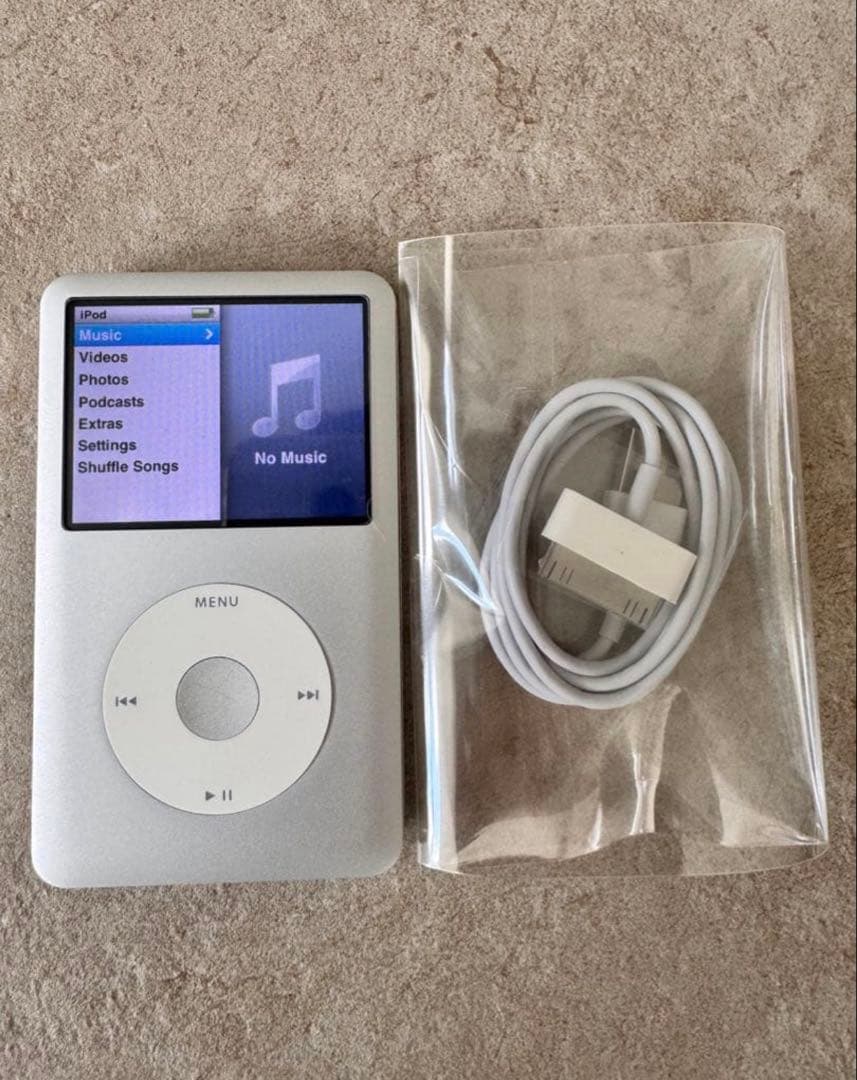 極美品 iPod classic A1238 120GB 新品電池 パネル