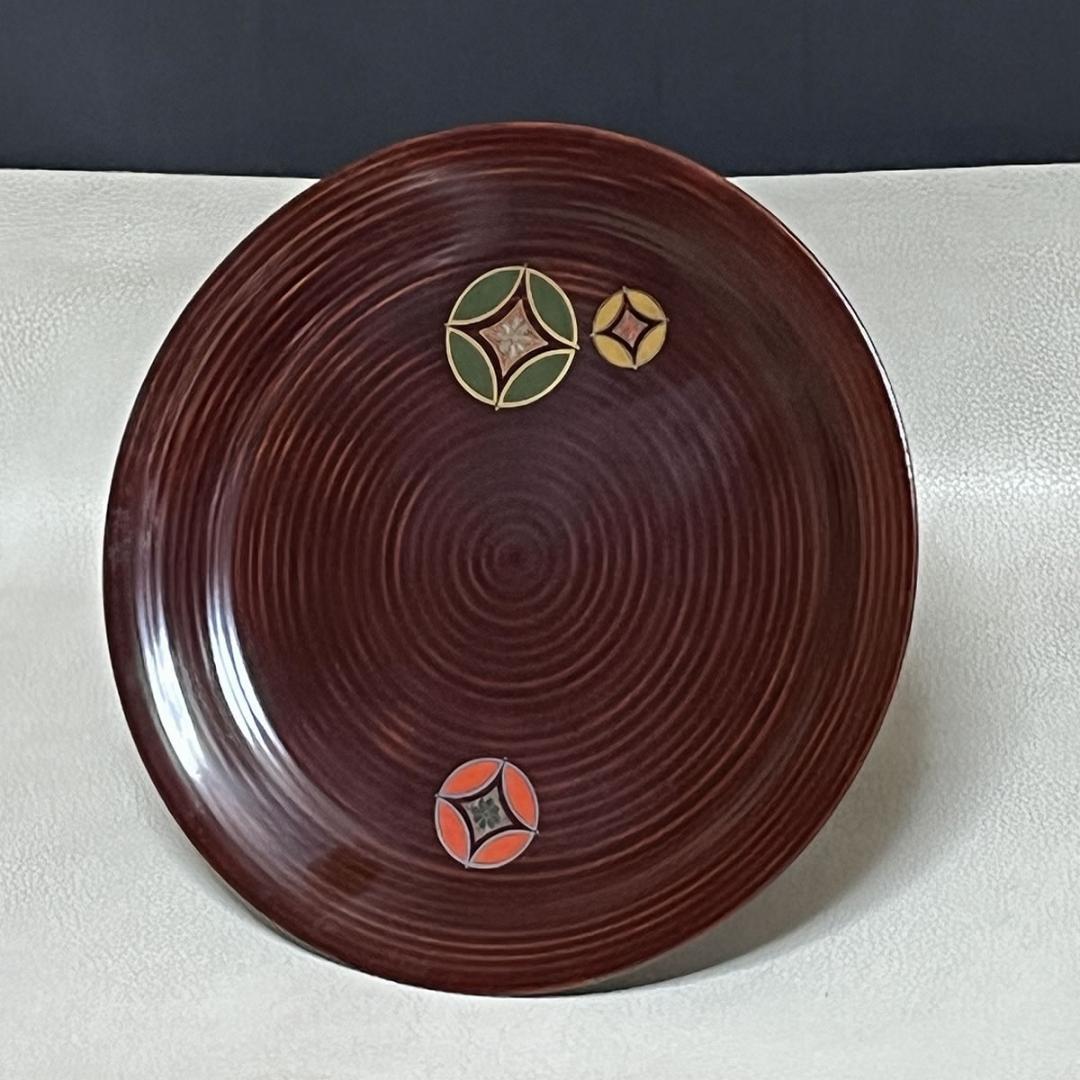 蒔絵 高坏 平安 陽光堂 共箱 木製 菓子器 茶道具 【k3271】