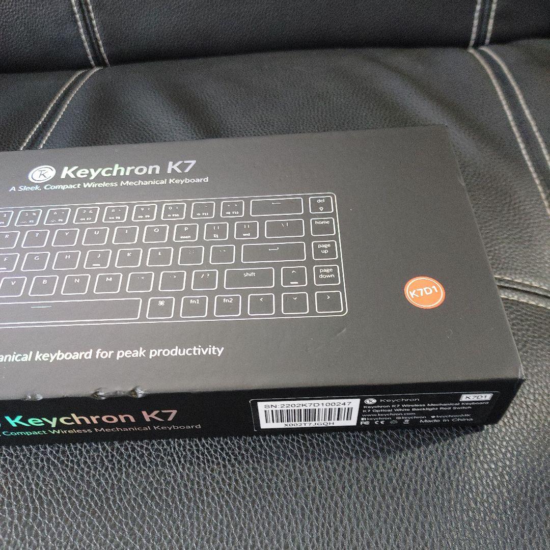 【未使用】Keychron K7 ワイヤレス・メカニカルキーボード