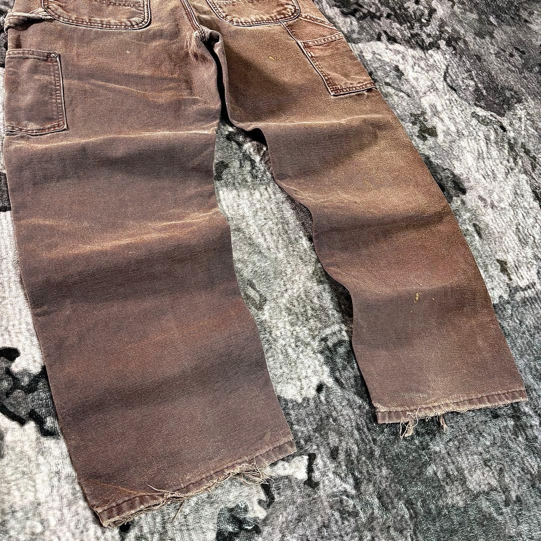 極上クラッシュ ダック地 良フェード レザータグ スペシャル ゆるだぼ 一点物