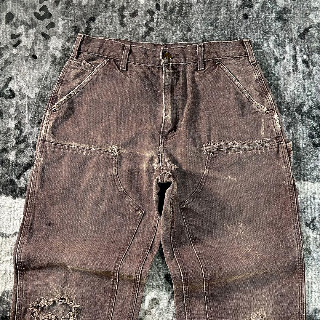 極上クラッシュ ダック地 良フェード レザータグ スペシャル ゆるだぼ 一点物