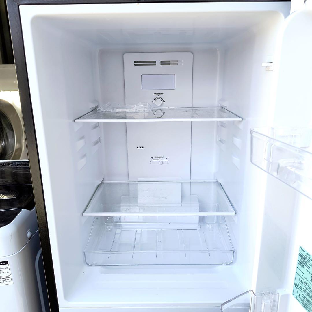 運搬取付無料！黒×白2台セット！Haier冷蔵庫ELSONIC洗濯機！超美品完動
