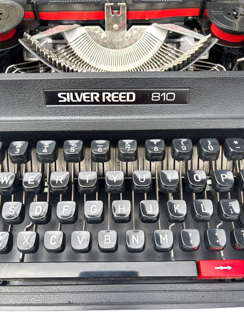 【希少 激レアビンテージ】SILVER REED 810 タイプライター 動作品