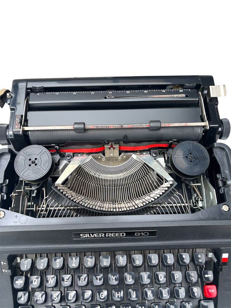【希少 激レアビンテージ】SILVER REED 810 タイプライター 動作品