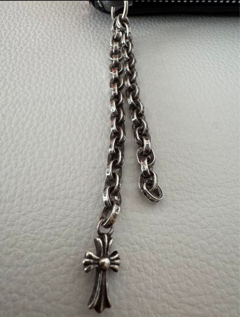 3 SIDE ZIP 3サイドジップ サイドピラミッドスタッズレザーウォレット