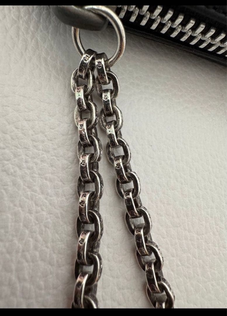 3 SIDE ZIP 3サイドジップ サイドピラミッドスタッズレザーウォレット