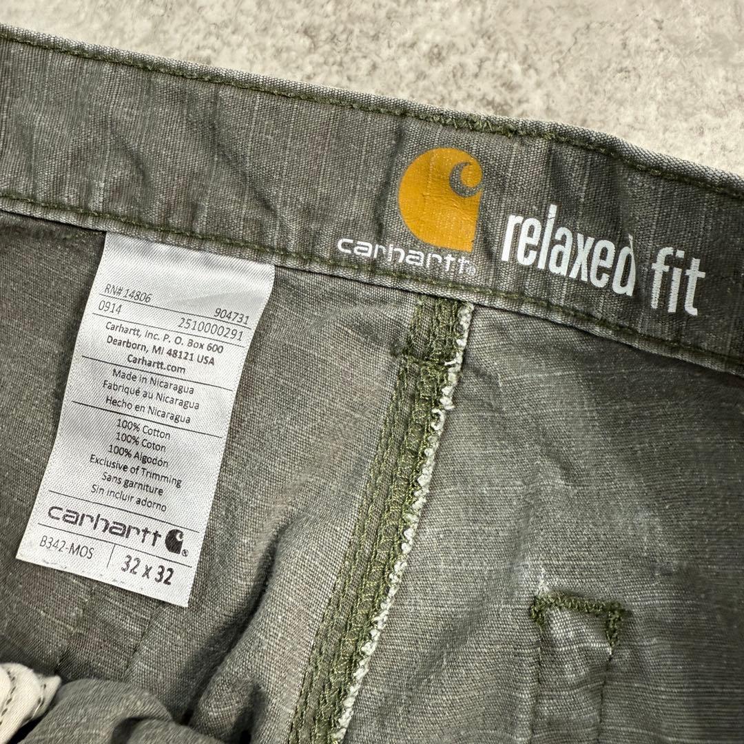 雰囲気◎希少■カーハート【32×32】ダブルニー カーゴ ペインターパンツ