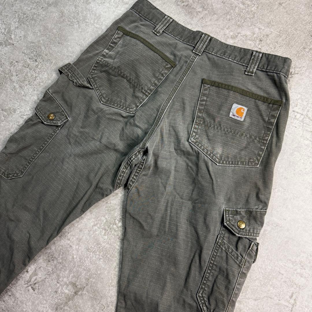 雰囲気◎希少■カーハート【32×32】ダブルニー カーゴ ペインターパンツ