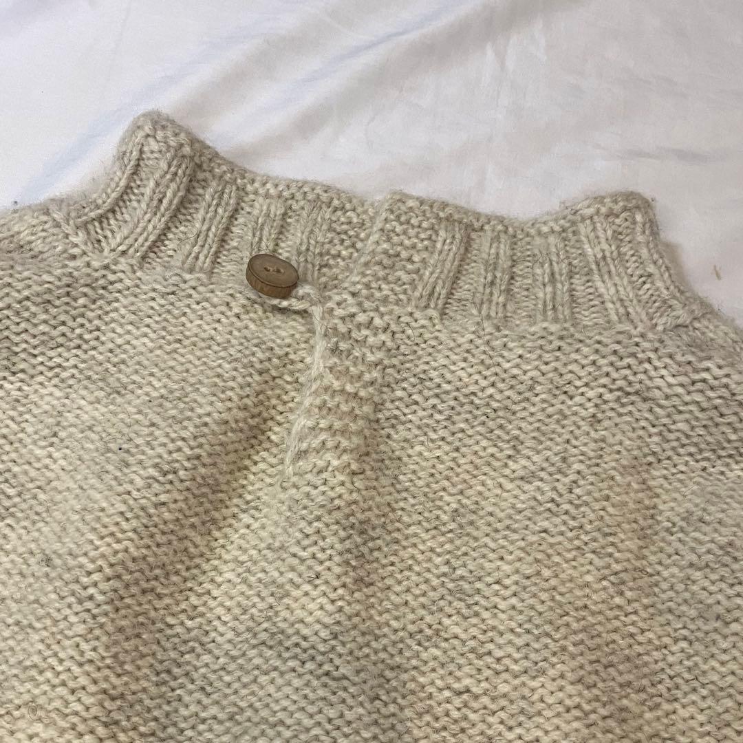 ⭐️希少　45rpm ノースマリンドライブ モックネックニット XL アイボリー