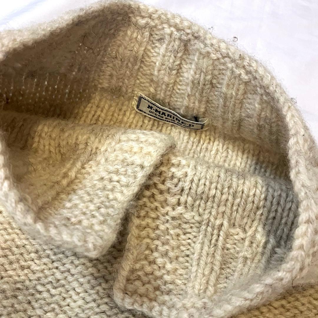 ⭐️希少　45rpm ノースマリンドライブ モックネックニット XL アイボリー