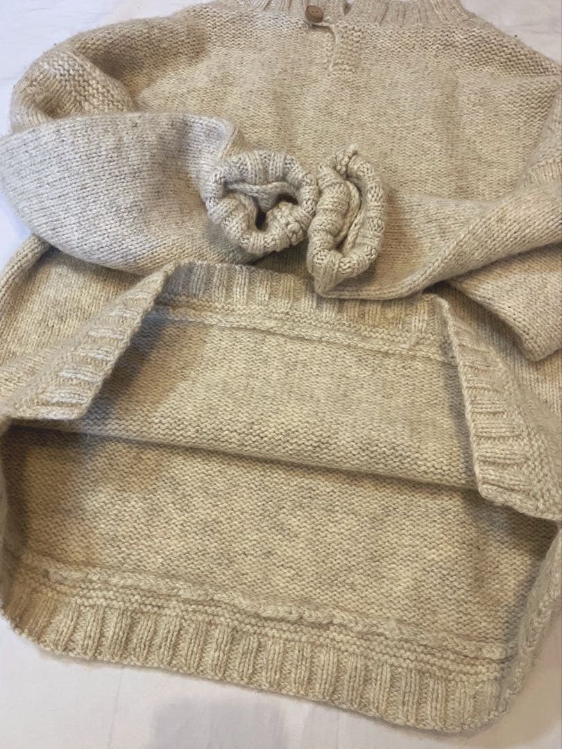 ⭐️希少　45rpm ノースマリンドライブ モックネックニット XL アイボリー