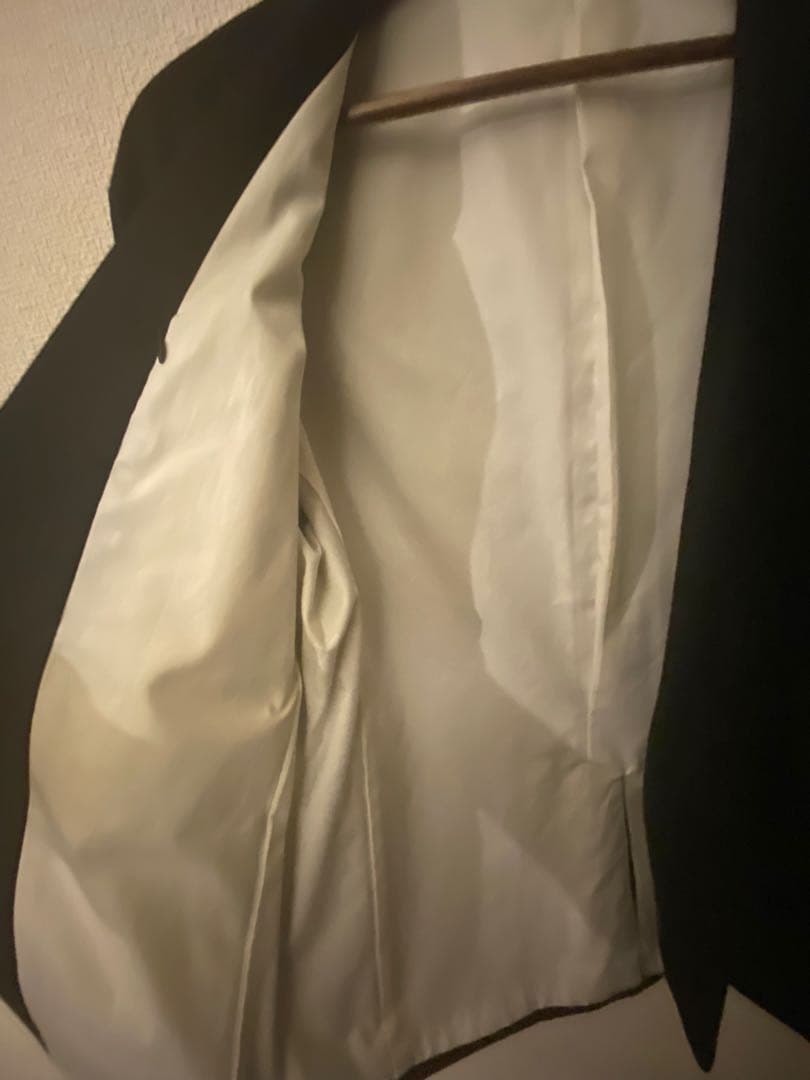 MBハイエンド尾州ウールクラシックノーカラージャケットM