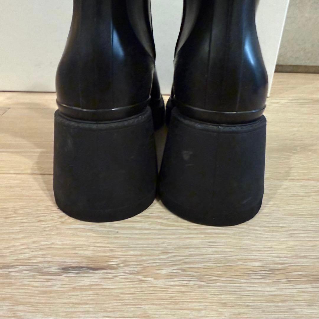 Chloe クロエ　レインブーツ　黒　37