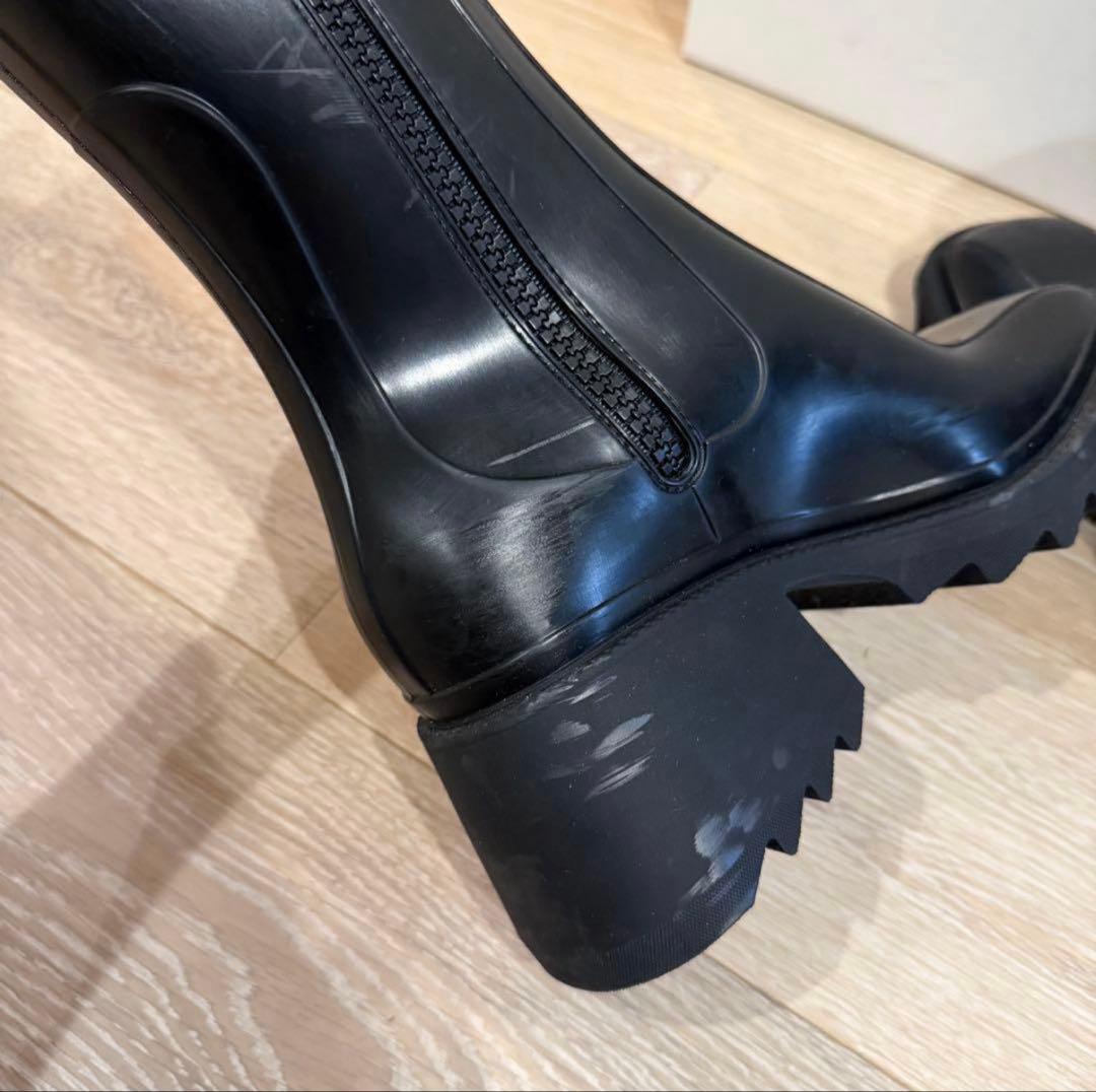 Chloe クロエ　レインブーツ　黒　37