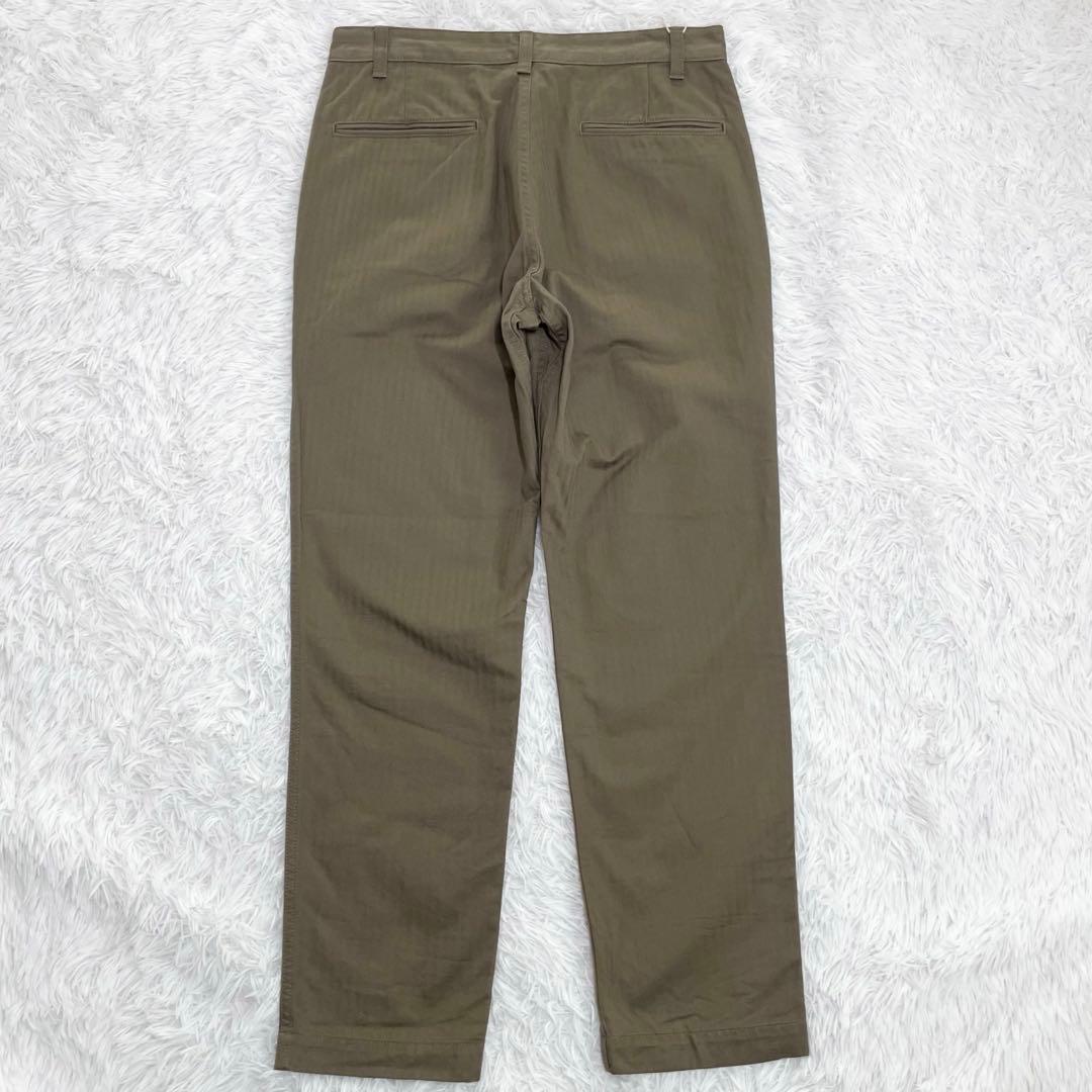 【新品未使用】エフオービーファクトリー　へリボーントラウザーズ・VAT染料・LL