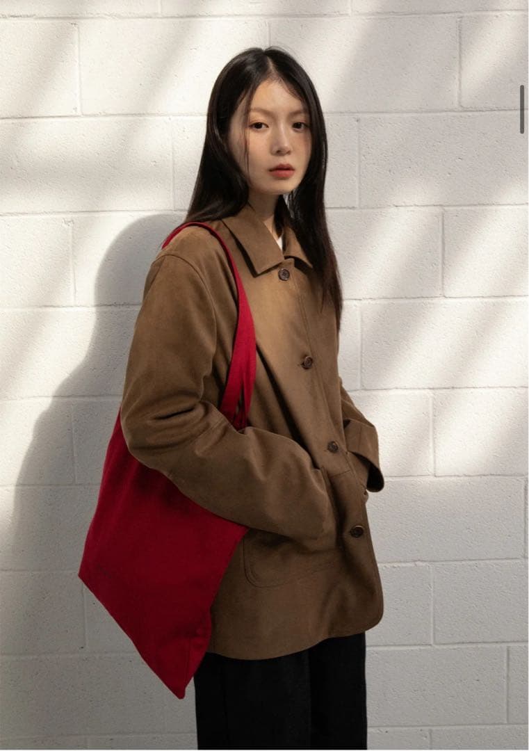 OHOTORO/ Henry Suede Jacket ベージュ