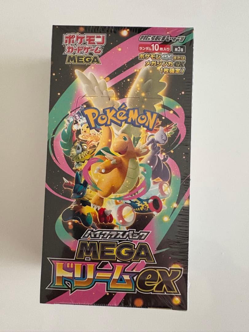 シュリンク付き ポケモンカードMEGA ハイクラスパック ドリームex 1BOX