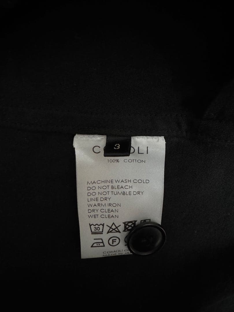 comoli 製品染め　ジャケット　パンツ　セットアップ　サイズ3