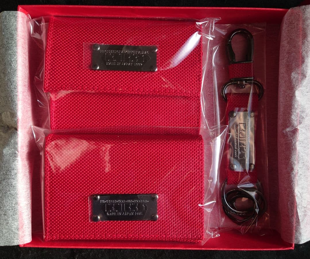 【未使用】KNICKS　ニックス　BAR-3S 赤色バリスティック3点セット