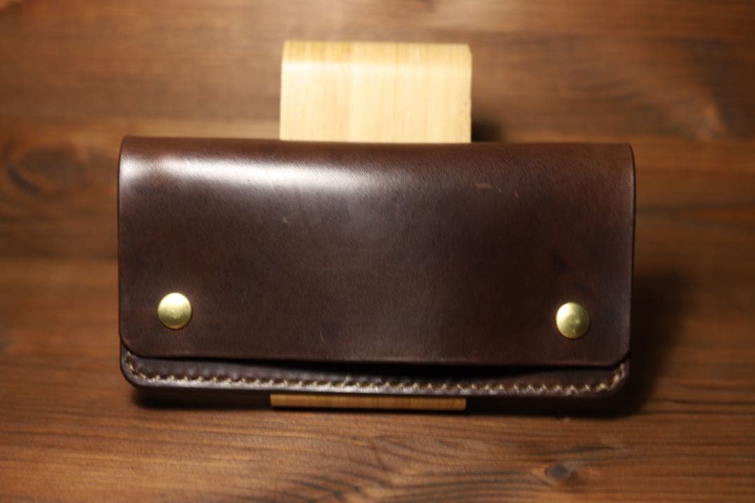 ‼️限定一点限り‼️新喜皮革ホースバット　トラッカーウォレット‼️茶芯