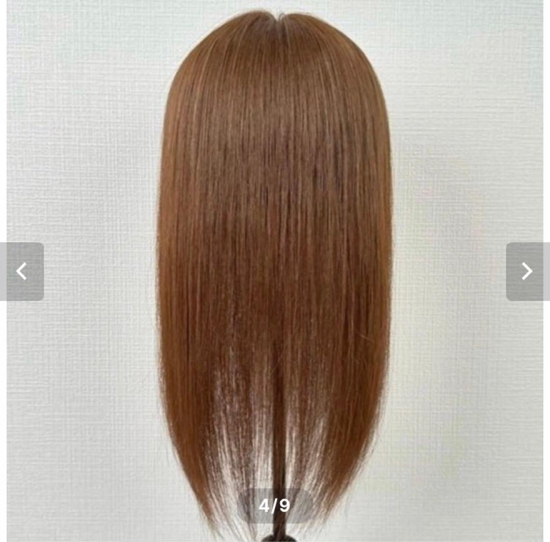 百合子　ひよピース 部分かつら ウィッグ つけ毛 増毛 頭頂部 ライトブラウン